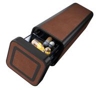 Talvolc M Pill Organizer 1 Time a Day, Pill Box 7 Day, Weekly Travel Pill Case,Daily Large Medication Holder Container, Once Daily Pillbox Dispenser for Vitamin, Medicine, Pills, Supplement (Brown)