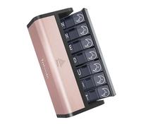 TALVOLC M Pill Organizer, Weekly 2 Times a Day for 7 Day Leather Medicine Box Travel Container, Removable Am Pm Vitamin Case, Twice Daily Privacy Pill Holder, Portable Pillbox (Silver and Pink)