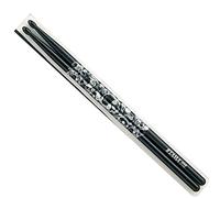 Tama 7A-S-BS Design Series Drumsticks Japanese Oak Sticks of Doom - Black & Silver