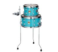 TAMA Add-On Kit for Club-Jam Mini - 10" x 7" Tom Tom/14" x 7" Floor Tom/Single Tom Mount - Aqua Blue (LJKT10F14-AQB)