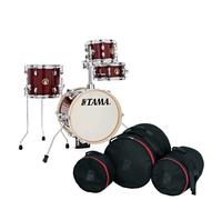 Tama Club-JAM 14" Flyer Shell Pack with Bag Set Candy Apple Mist