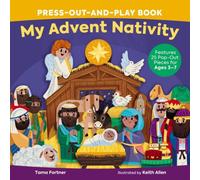 Tama Fortner My Advent Nativity Press-Out-and-Play Book Tama Fortner Multicolor