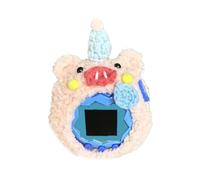 Tama Gotchi Paradise Plush Protective Case, Cute Hand-Knitted Cover Compatible With Tama Gotchi Paradise (Pink Pig)
