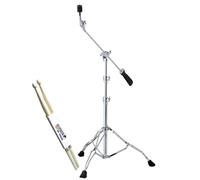 Tama HC84BW Boom Cymbal Stand with Keepdrum Drumsticks