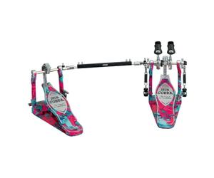 Tama HP900PWMCS Doppelpedal Iron Cobra Power Glide Marble Coral Swirl - Double Drum Pedal