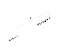 TAMA HP90W2 - LINKAGE DRIVE ASSEMLY FOR DOUBLE IRON COBRA PEDAL (PROD. 2011)