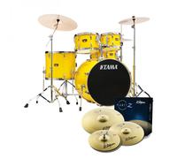 Tama Imperialstar 22 5pc Drum Kit w/Cymbals Electric Yellow