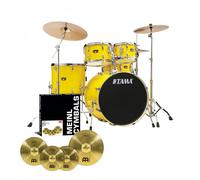 Tama Imperialstar 22 5pc Drum Kit w/Meinl Cymbals Electric Yellow