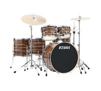 Tama Imperialstar 22" 6 Pc Shell Pack in Coffee Teak Wrap With Hardwar