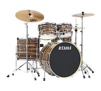 Tama Imperialstar 5 Piece Shell Pack Wood/Bass Hoops Coffee Teak Wrap
