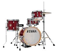 Tama LJK44H4-CPM Club-JAM Flyer 4-Piece Complete Drum Kit 14" Bass Drum - 9-Ply Poplar Shells with Compact Hardware Package - Candy Apple Mist