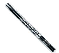 Tama Silver Rhythmic Fire TAMA-O7A-F-BS Pair of Drum Sticks - Length 390 mm - Diameter 13 mm - Black