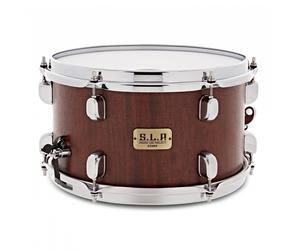Tama SLP 12" x 7" MOD Bubinga Snare Drum Satin Bubinga