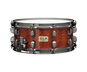 Tama SLP 14 x 6 G-Bubinga Snare Drum Natural Quilted Bubinga