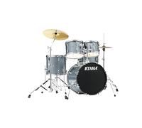 Tama ST50H5-SEM StageStar 5-Piece Complete Drum Kit 20" Bass Drum - 6-Ply Poplar Shells with Double Braced Hardware Package - Sea Blue Mist