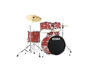 Tama StageStar 5-Piece Complete Drum Kit 20" Bass Drum with Hardware - Candy Apple Red