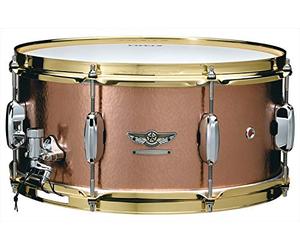 Tama Star Reserve Snare 14 x 6.5 Inches - TCS1465H - Hand Hammered Copper