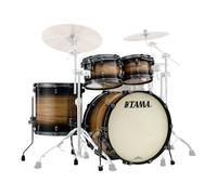 Tama Starclassic Maple 22" 4pc Shell Pack Natural Walnut Burst