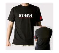 Tama T-Shirt Logo With Redline - Black - Small