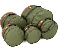 TAMA Designer Series Powerpad Drum Bag Set (Moss Green) 10", 12", 14", 16", 22" - (TDSS52KMG)
