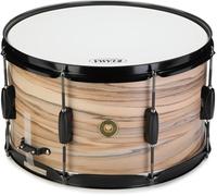 Tama WP148BK-NZW Snare Drum - 8" x 14" - Natural Zebra Wood
