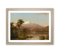 Tamaca Palms By Frederic Edwin Church Classic Painting Framed Print | A3 Oak Framed Wall Art | Ready to Hang | Classic Religious Picture | Living Room Bedroom Lounge Office