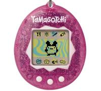 TAMAGOTCHI Bandai Original Pink Glitter Shell Original Cyber Pet 90s Adults And Kids Toy With Chain | Retro Virtual Pets Are Great Boys And Girls Toys Or Gifts For Ages 8+