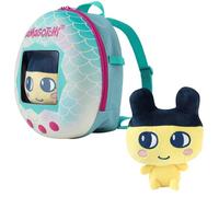 TAMAGOTCHI Mametchi Plush and Backpack - Adventure Companion | Bandai Tamagotchi Backpack - Reversible Plush - Kawaii Soft Toy