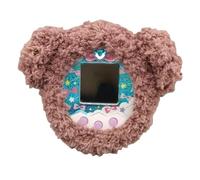 Tamagotchi Meets/4U/PS Cute Soft Colorful Shockproof Protective Plush Case Cover for Tamagotchi Meets/4U/PS (Brown)