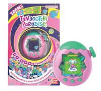 TAMAGOTCHI Paradise Pink Land Shell Digital Pet - Zooming Worlds Toy | Bandai Evolved Electronic Pet - Virtual Pet with multiple worlds - Gift for Adults and Kids - Connecting Collectible Toy