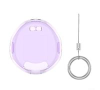Tamagotchi-Uni Protective Case Transparent PC Shell With Full Coverage Scratch And Collide Protection For Travel And Daily Use(Purple)