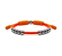 TamaKnot Golf Counter Bracelet, 10 Bead with 2mm Paracord Durable Score Counter, Adjustable Stainless Steel Beads, Easy Stroke Counting Accessory for Men and Women, One Size, Polyester, no gemstone