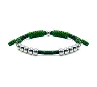 TamaKnot Golf Counter Bracelet, 10 Bead with 2mm Paracord Durable Score Counter, Adjustable Stainless Steel Beads, Easy Stroke Counting Accessory for Men and Women, One Size, Polyester, no gemstone