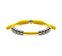 TamaKnot Golf Counter Bracelet, 10 Bead with 2mm Paracord Durable Score Counter, Adjustable Stainless Steel Beads, Easy Stroke Counting Accessory for Men and Women, One Size, Polyester, no gemstone