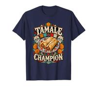 Tamale Champion Dia de Los Muertos Mexican Floral T-Shirt