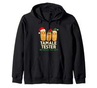 Tamale Tester Reporting for Duty Navidad Zip Hoodie