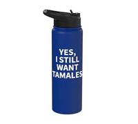 Tamales Apparel - Awesome Funny Tamale Lover Design Stainless Steel Insulated Water Bottle