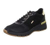 Tamaris 1-1-23734-29 Women's Trainers Sneaker, Black Gold, 4 UK