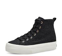 Tamaris 1-25204-42 Women's Trainers Mid Calf Boot, Black Macrame, 4 UK