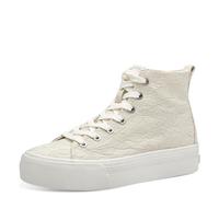 Tamaris 1-25204-42 Women's Trainers Mid Calf Boot, Ivory Macrame, 3.5 UK