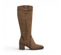 Tamaris 25576-47 Women’s Camel Suede Comfortable Riding Knee-High Heeled Boots