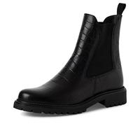 Tamaris Women's 1-25427-41 Chelsea Boot, Black Croco, 7.5 UK