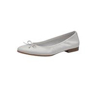 Tamaris Women's 1-22116-41 Ballerina, White, 4 UK