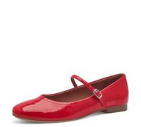 Tamaris Ballerina Women's Vegan Elegant, red, 6 UK