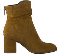 Tamaris Comfort Women’s Ankle Boots with Heel Suede Block Heel Comfort Fit , Camel, 7,5 UK
