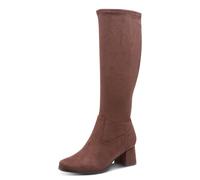 Tamaris Comfort Women’s Boots with Block Heel Square Toe