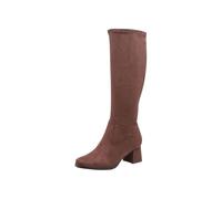 Tamaris Comfort Women’s Boots with Block Heel Square Toe, Chestnut, 7,5 UK