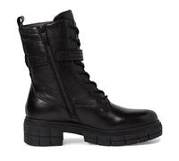 Tamaris Women's 8-85213-41 Leder Comfort Fit Wechselfußbett Sportlich Alltagsschuhe Boot mit Dekoration Ankle, Black (Black Nappa), 4 UK
