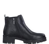 Tamaris Women's 8-85412-41 Leather Comfort Fit Interchangeable Footbed Classic Everyday Shoes Ankle Boot, Black, 7.5 UK