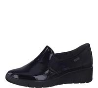 Jana Women's 8-24662-41 Loafer, Black (Black Patent), 3.5 UK